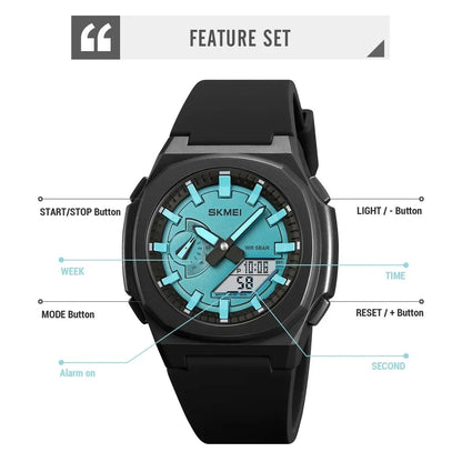 SKMEI 2091 Luxury Quartz Waterproof Men Watch