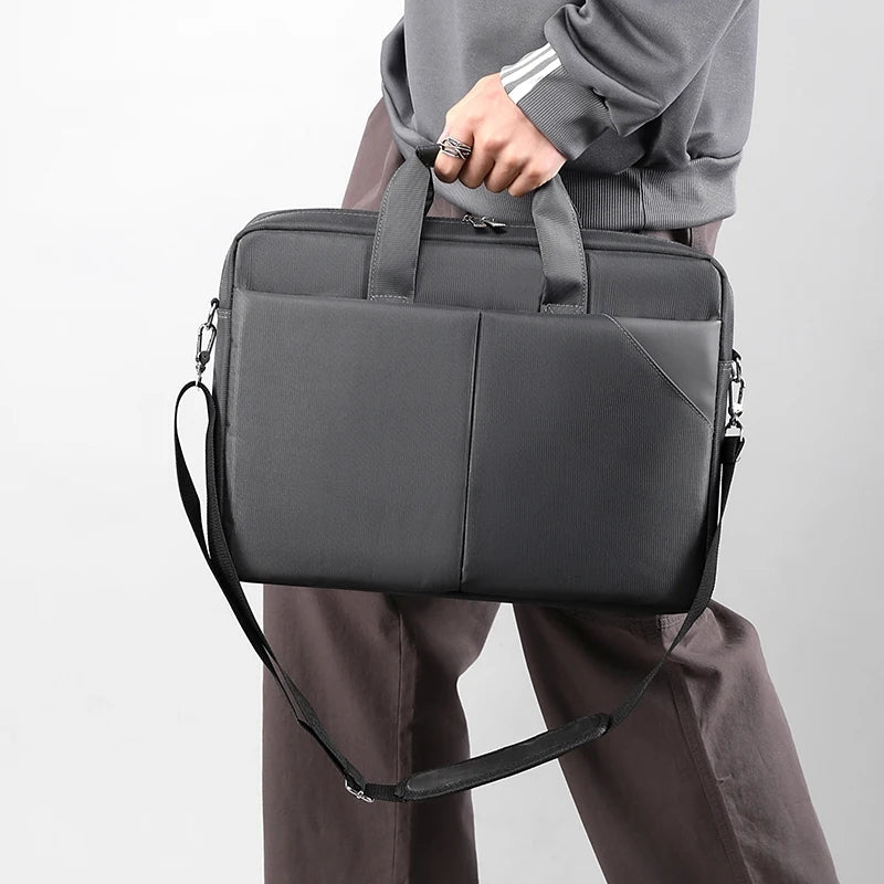 Business Backpack Crossbody Computer Bag Male USB Charging option.