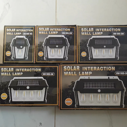 3Led Solar induction Wall lamp