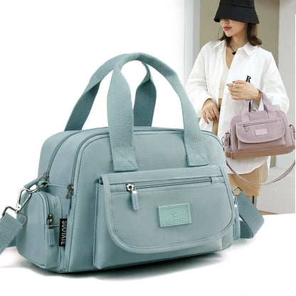 Multi Pocket Women Handbag High Quality Nylon Female Shoulder Bag