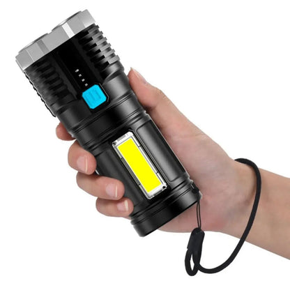 Portable Led Rechargeable Flash Light Waterproof