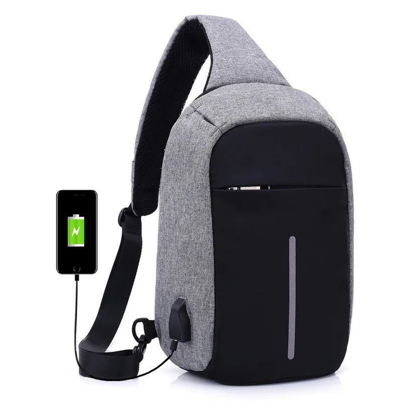 Multifunctional Backpack Waterproof Baibu Crossbody Bag Fashion Shoulder Bag for Men Women