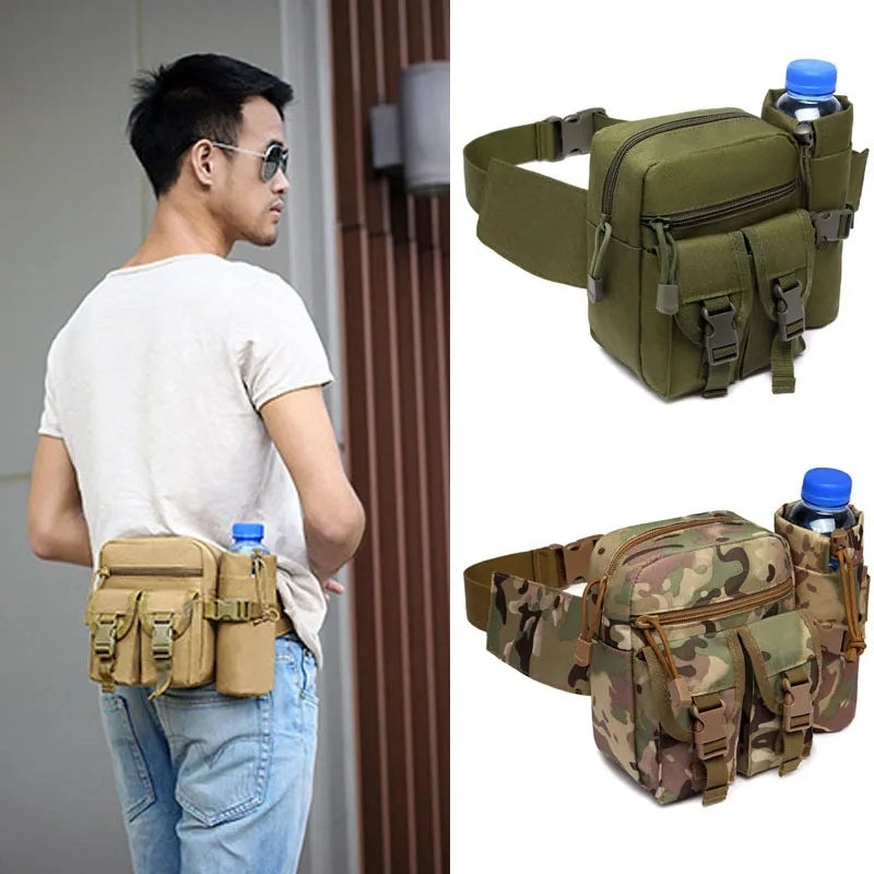 Tactical Waist Bag | Water Bottle Backpack Price in Pakistan