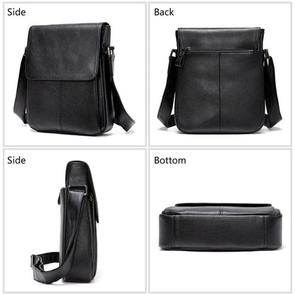 Crossbody Bag Genuine Leather Men's Shoulder Bag For Men Women