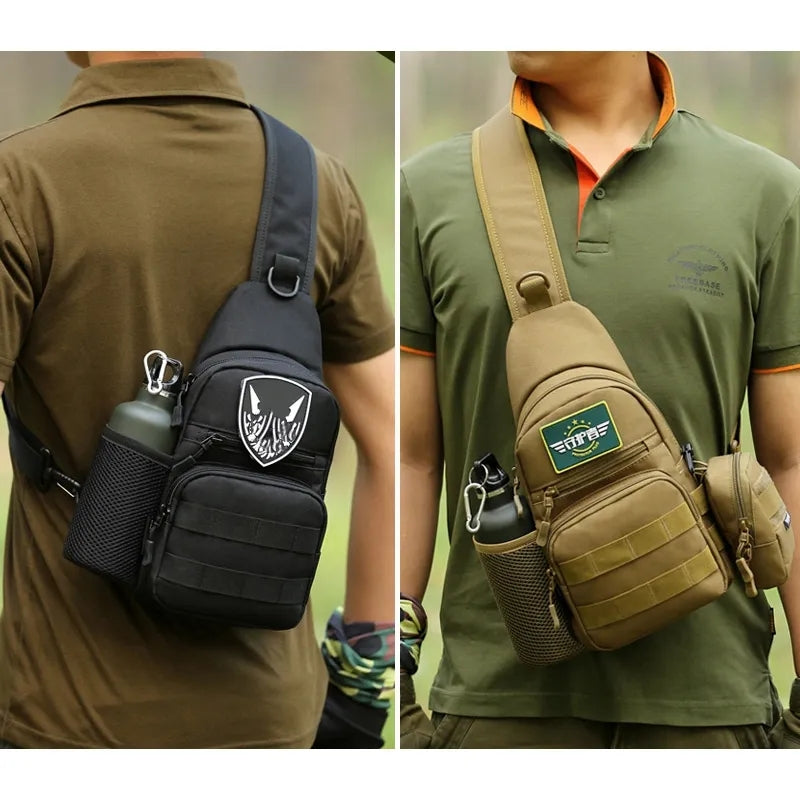 Tactical Shoulder Sling Backpack Crossbody Traveler Bag