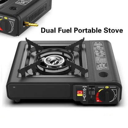 2 in 1 Portable Gas stove Camping - Brief Case Portable Stove