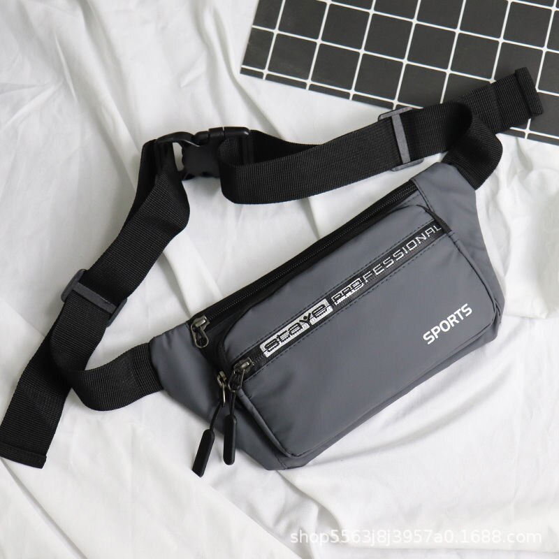 New Waist Bag Men's Multifunctional Sports Outdoor Running Mobile Phone Bag Fashion Water-repellent Cross Body Chest Bags Women