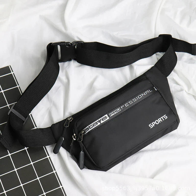 New Waist Bag Men's Multifunctional Sports Outdoor Running Mobile Phone Bag Fashion Water-repellent Cross Body Chest Bags Women