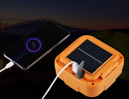 100 W Solar And USB Rechargeable Light 4 Working Modes