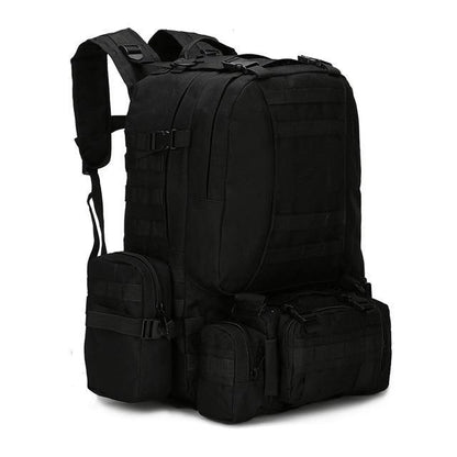 80L Tactical Backpack Waterproof Outdoor Hiking 4-In-1 Backpack