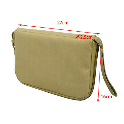 Nylon Tactical Gun Pouch Storage Bag Pistol Case Durable Carry Cell Phone Keys